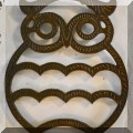 K25. Owl trivet by Andrea by Sadek. - $10 